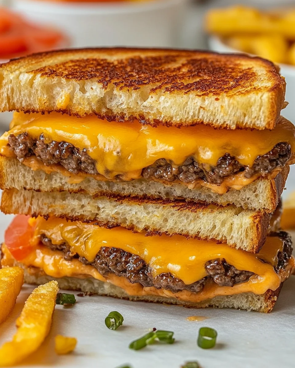 Perfect Grilled Cheese Burgers - additional image