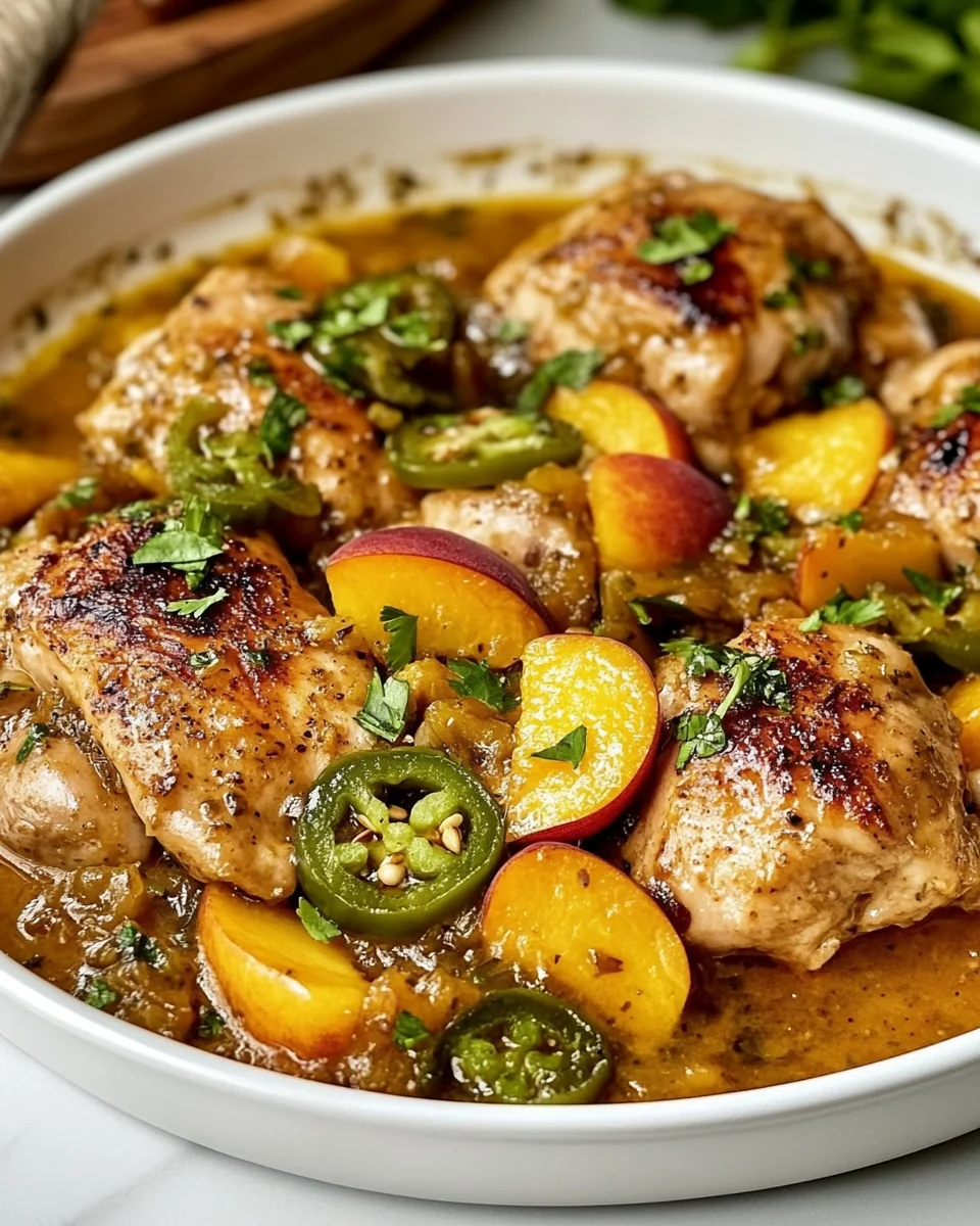Fresh Jalapeno Peach Chicken Recipe - additional image
