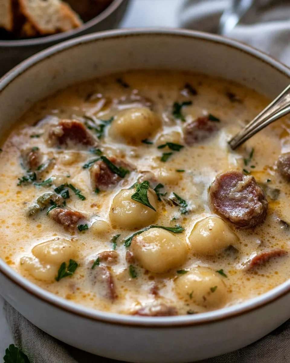 Savory Kielbasa Gnocchi Soup for a Cozy Night - additional image