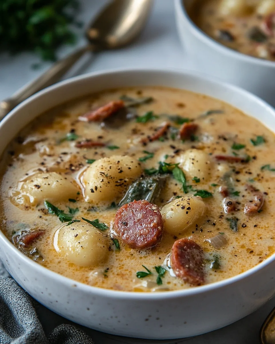 Savory Kielbasa Gnocchi Soup for a Cozy Night - additional image