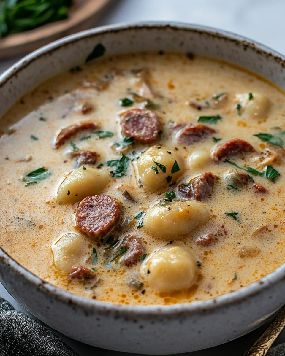 Savory Kielbasa Gnocchi Soup for a Cozy Night - additional image