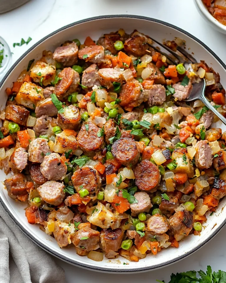 Simple Kielbasa Hash for a Hearty Breakfast