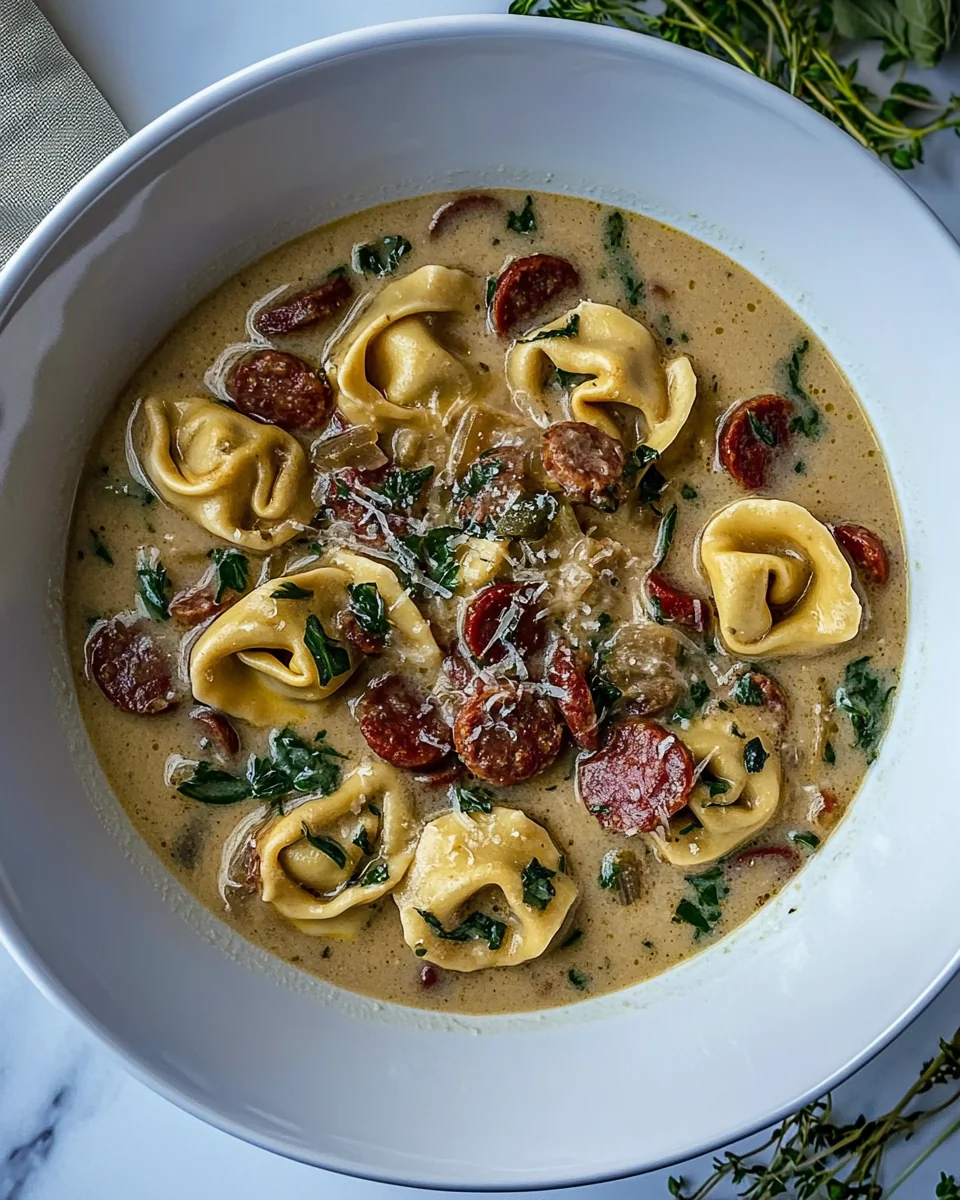 Simple Kielbasa Tortellini Soup for Cozy Nights - additional image