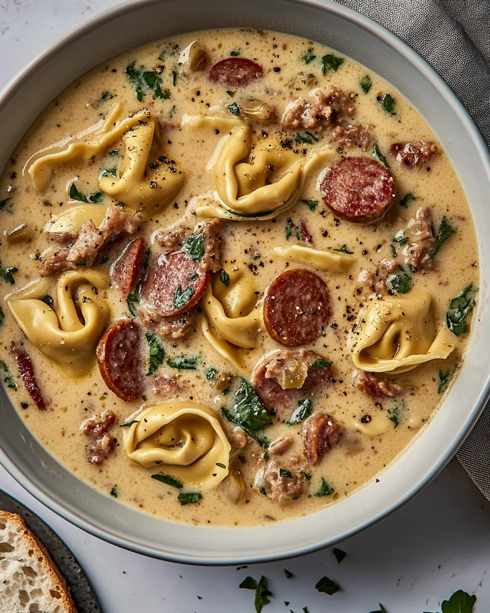 Simple Kielbasa Tortellini Soup for Cozy Nights - additional image