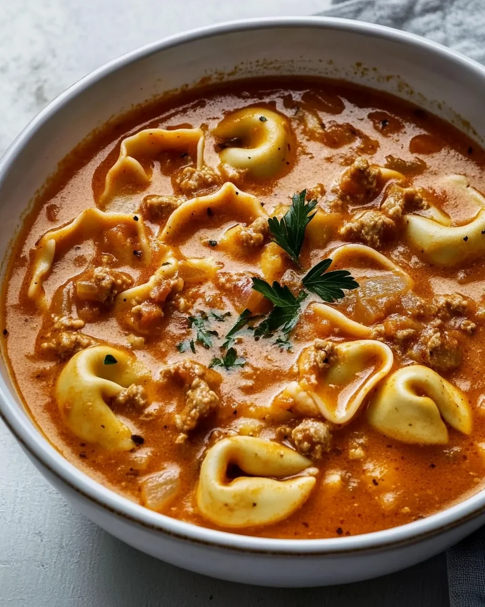 Savory Lasagna Soup with Tortellini for Cozy Nights - additional image