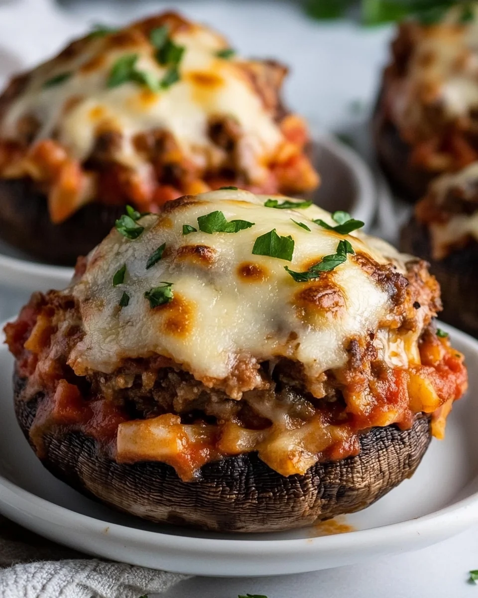 Savory Lasagna Stuffed Mushrooms for a Cozy Night - additional image
