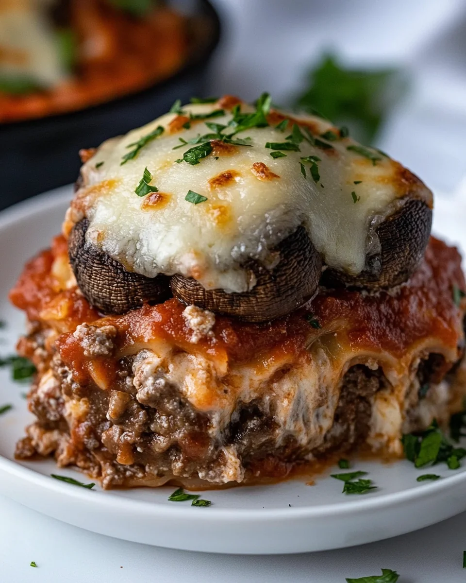 Savory Lasagna Stuffed Mushrooms for a Cozy Night - additional image