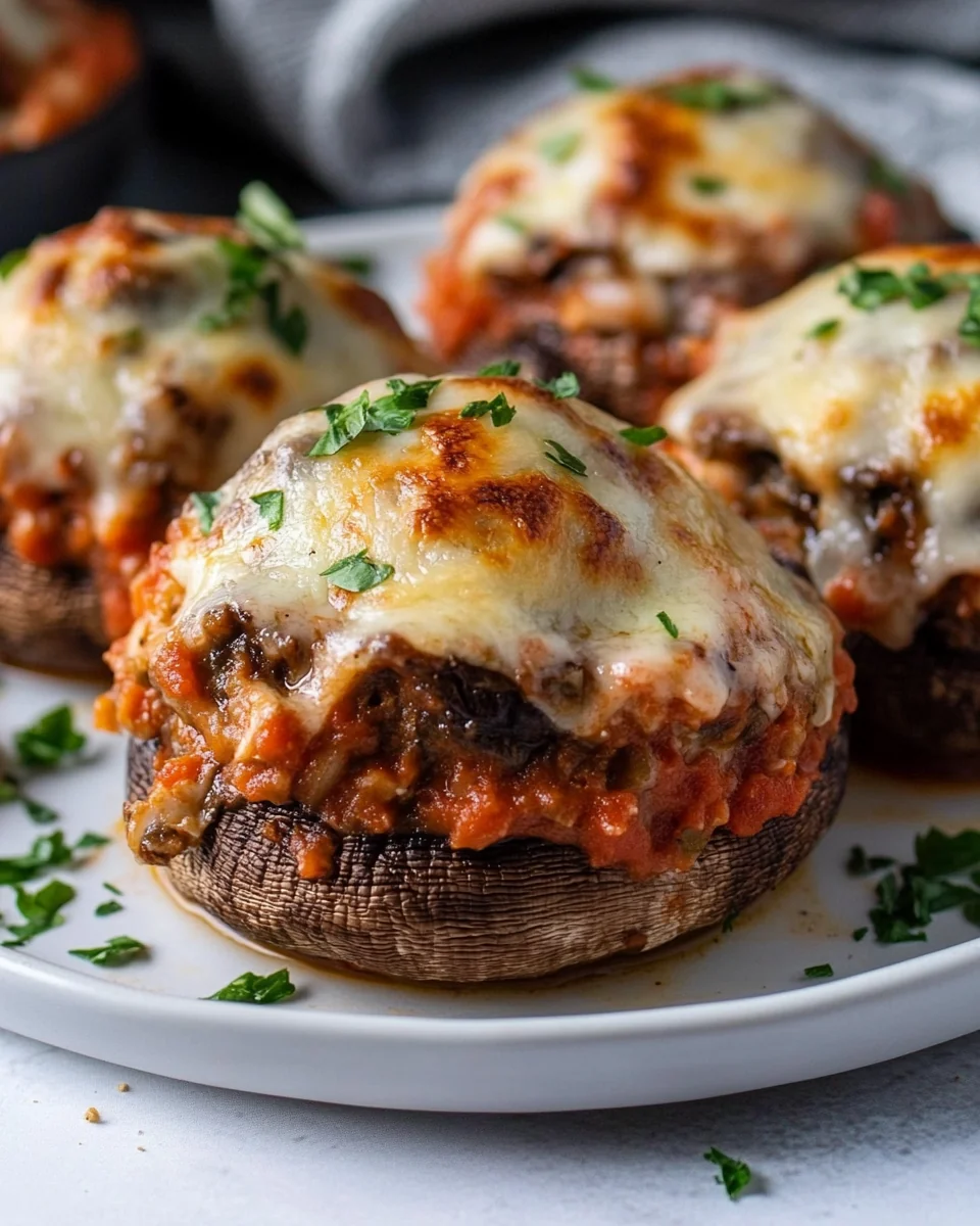 Savory Lasagna Stuffed Mushrooms for a Cozy Night - additional image