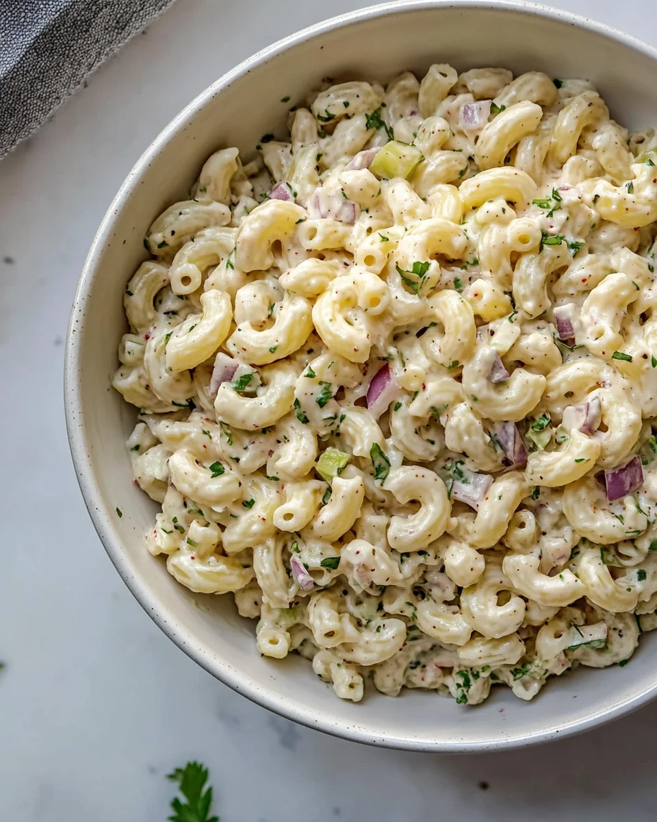 Classic Homemade Macaroni Salad for Any Occasion