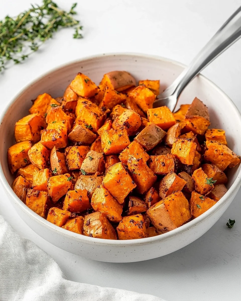 Simple Maple Chipotle Roasted Sweet Potatoes - additional image