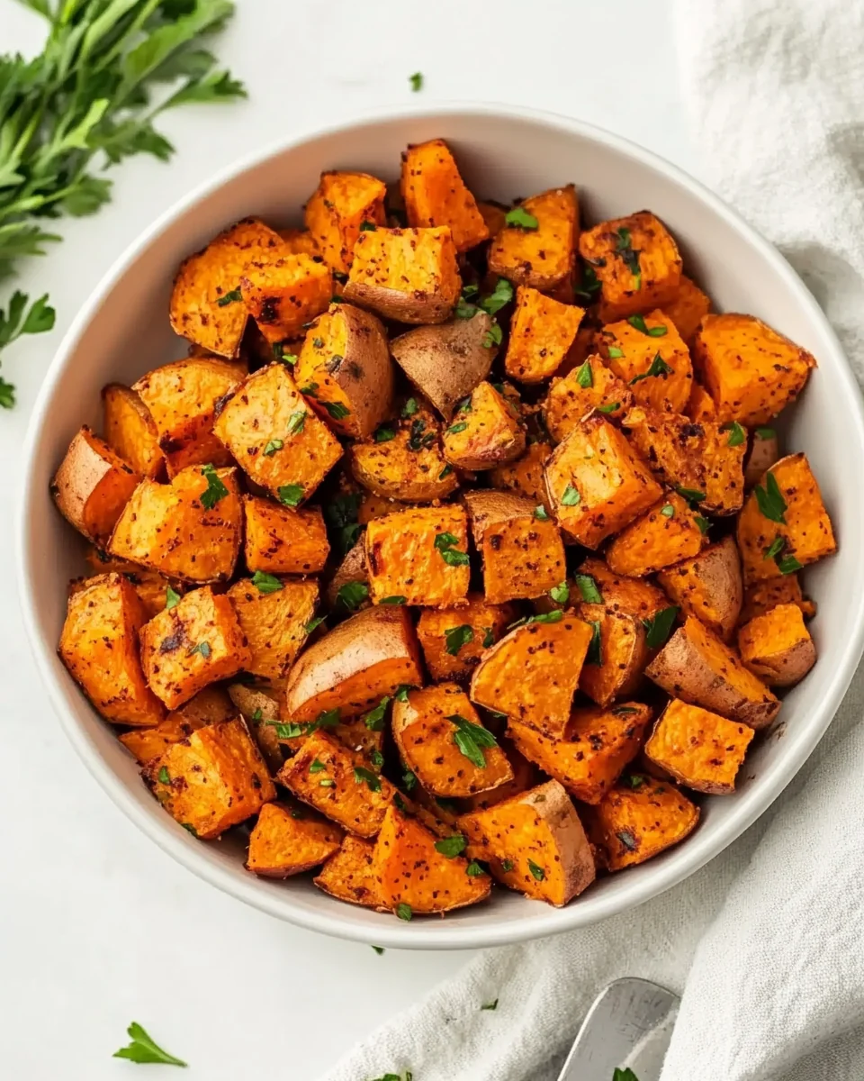 Simple Maple Chipotle Roasted Sweet Potatoes - additional image