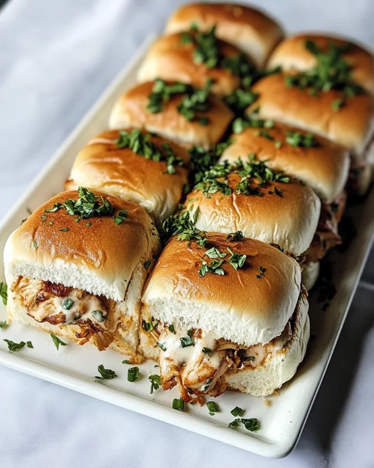Savory Marry Me Chicken Sliders for a Cozy Night