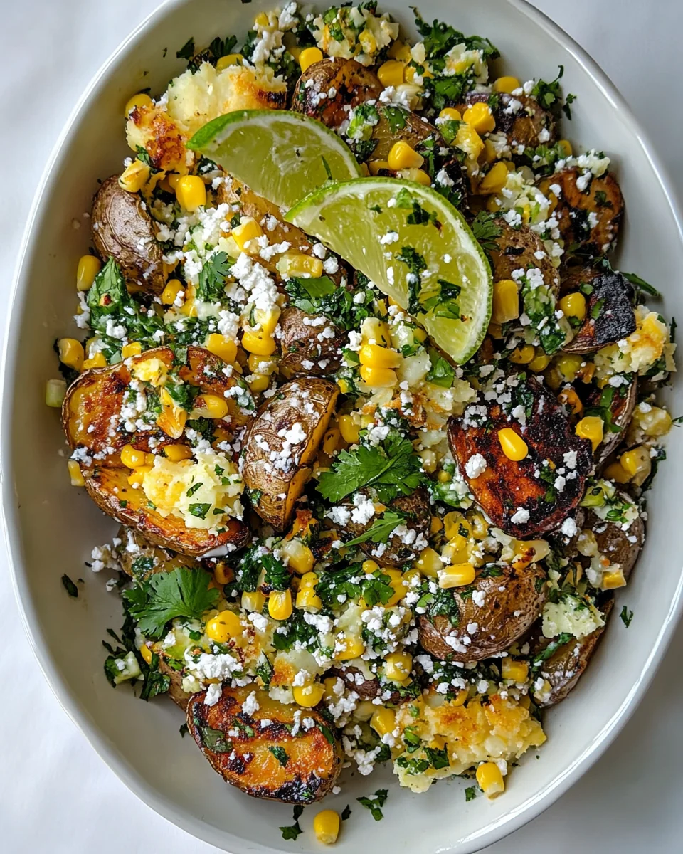 Delicious Mexican Street Corn Potato Salad - additional image