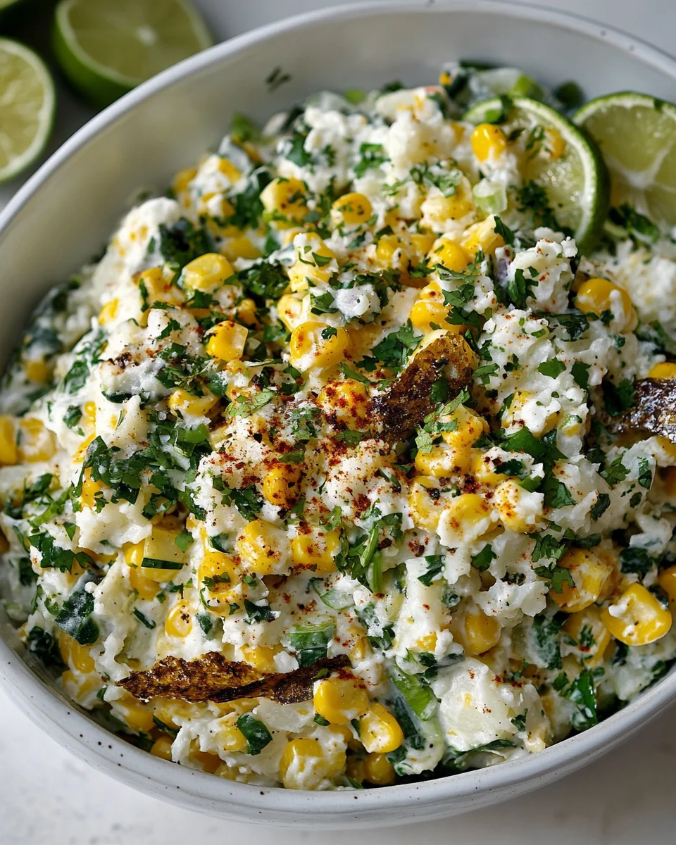 Delicious Mexican Street Corn Potato Salad - additional image