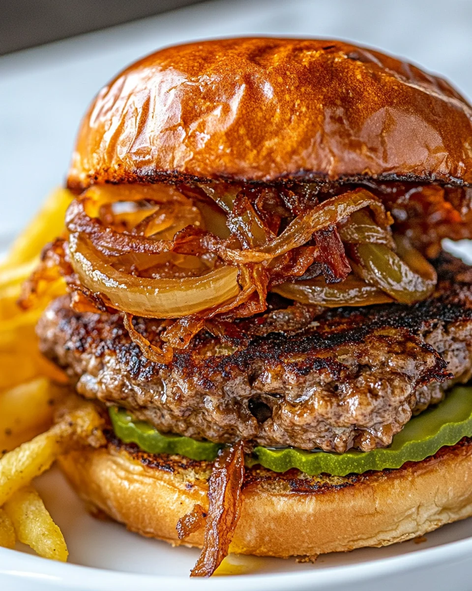 Classic Oklahoma Fried Onion Burger Recipe - additional image