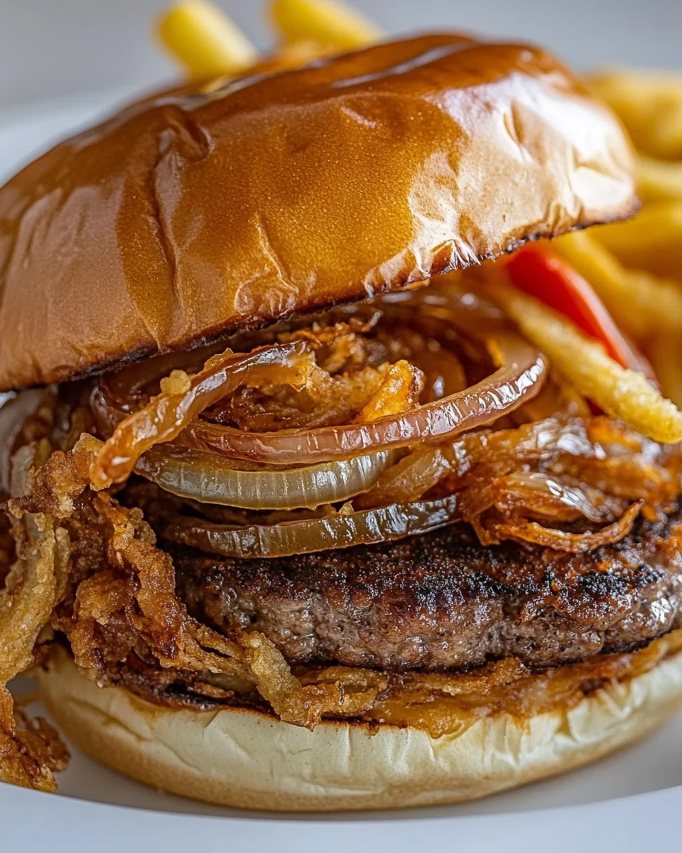 Classic Oklahoma Fried Onion Burger Recipe - additional image