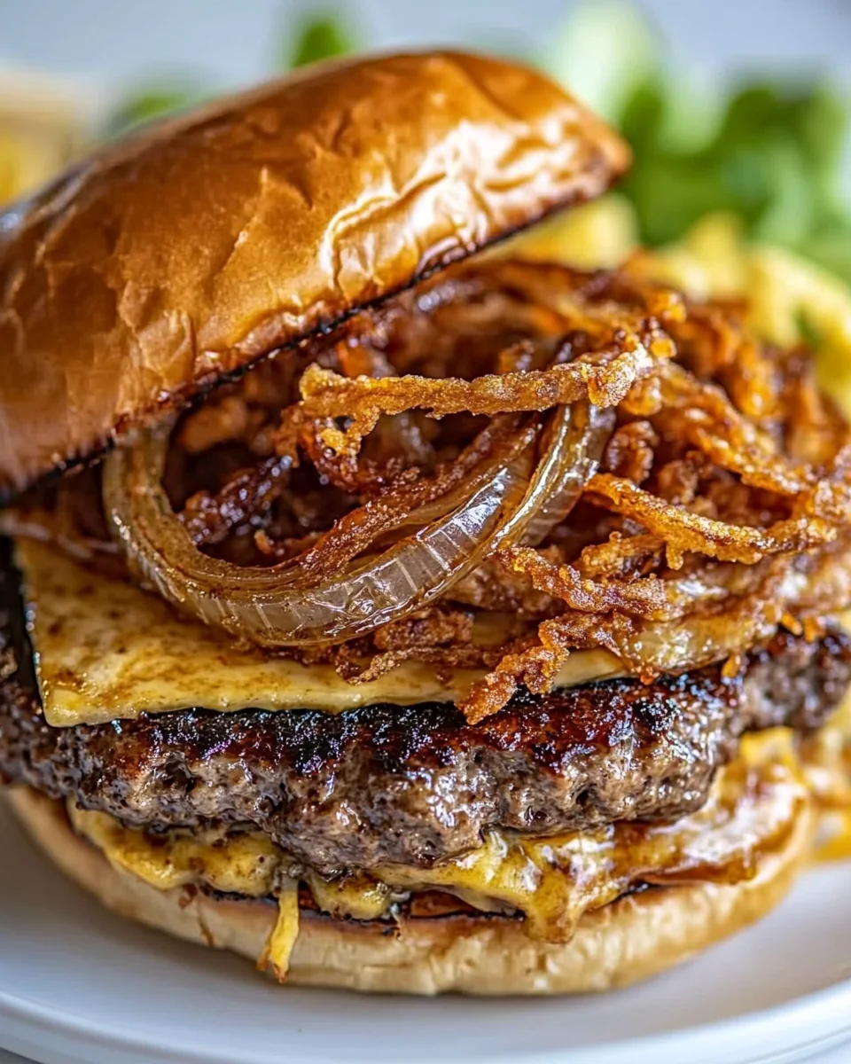Classic Oklahoma Fried Onion Burger Recipe - additional image