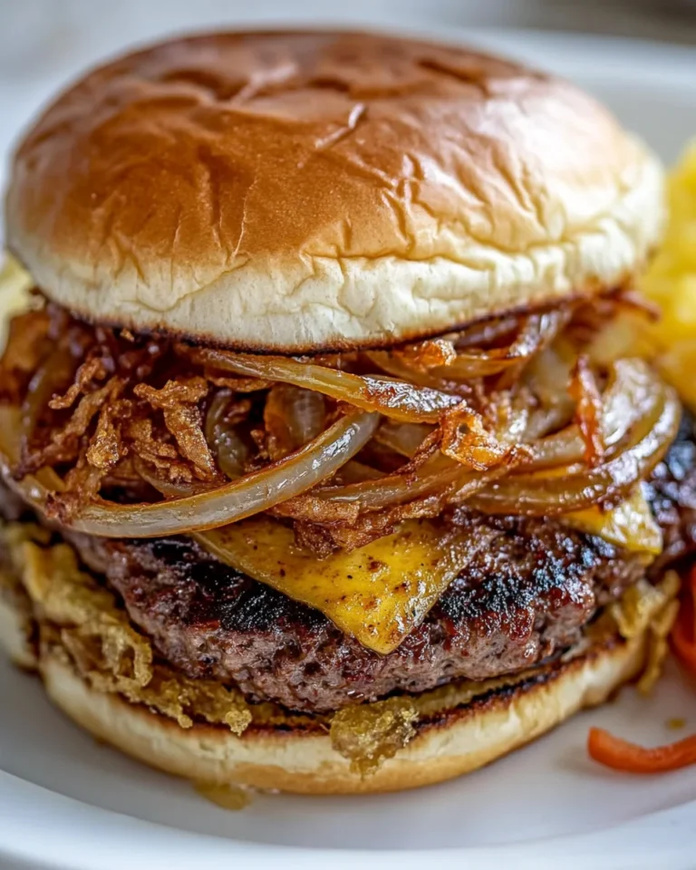 Classic Oklahoma Fried Onion Burger Recipe
