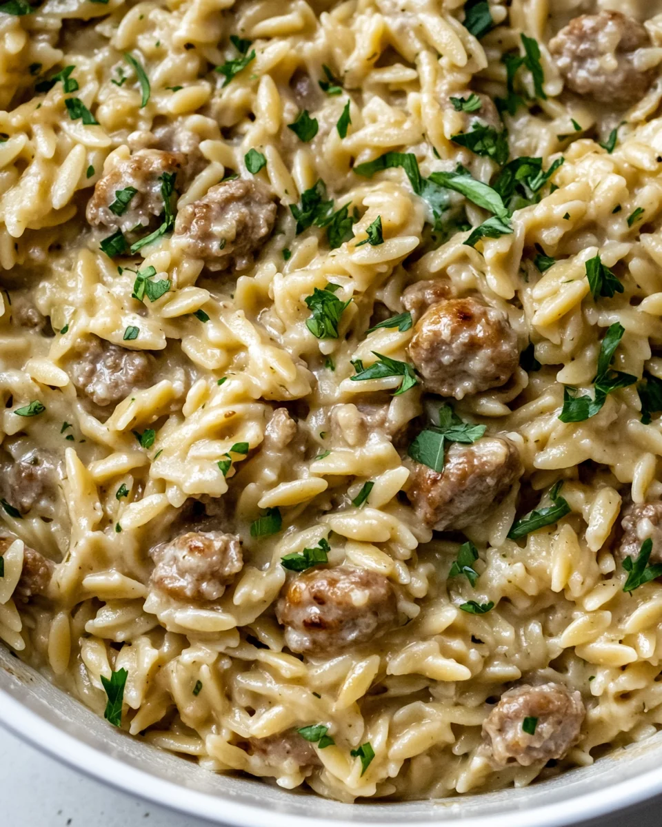 Simple One-Pot Sausage Orzo Delight - additional image