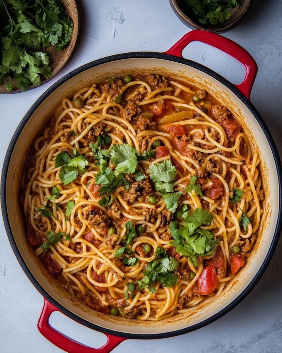 One-Pot Delicious Taco Spaghetti - additional image