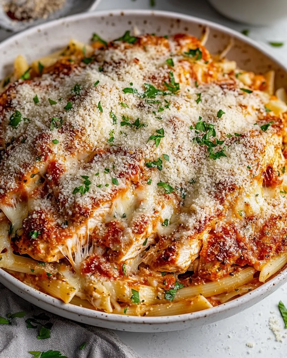 Creamy Parmesan Chicken Pasta Made From Scratch - additional image