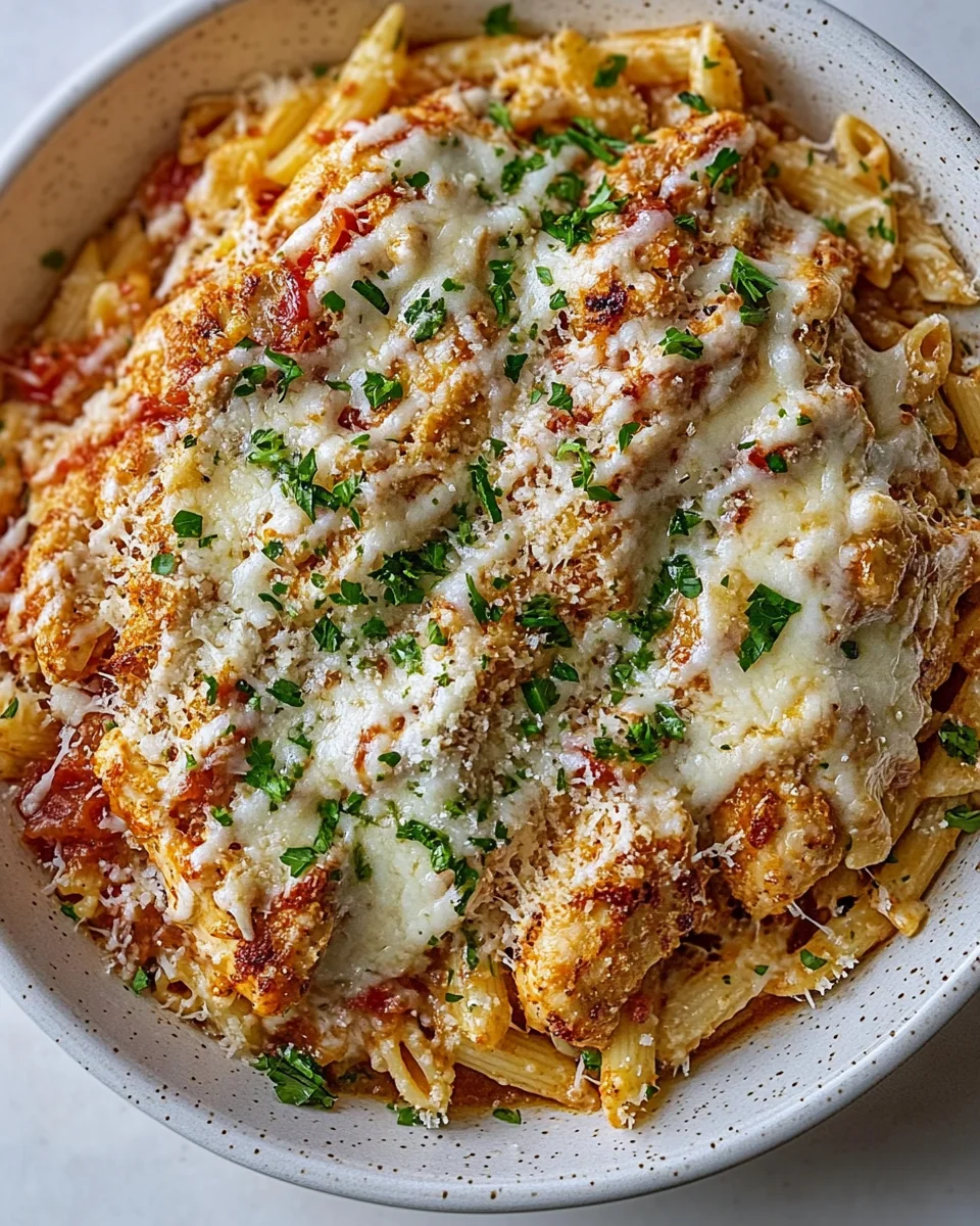 Creamy Parmesan Chicken Pasta Made From Scratch - additional image