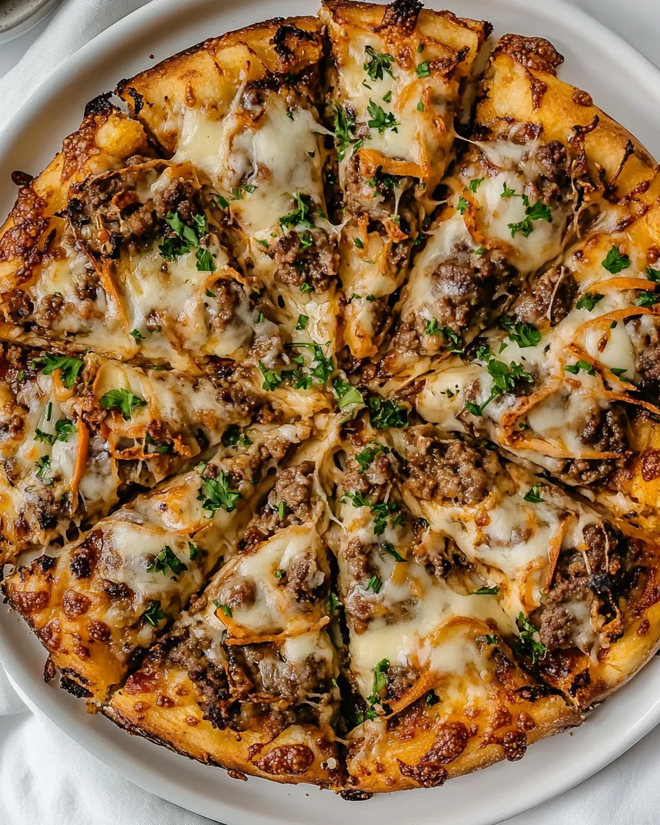 Savory Patty Melt Pizza For A Cozy Night In - additional image