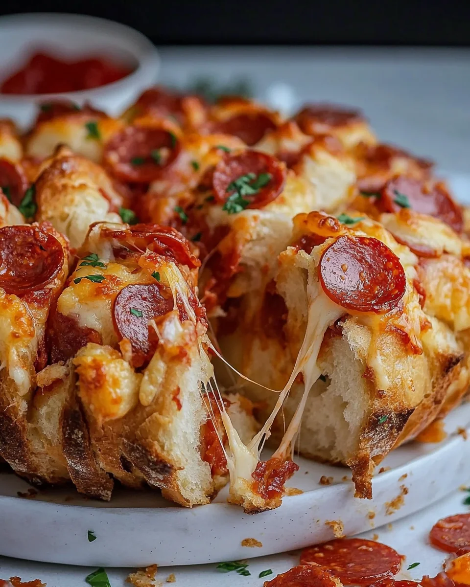 Savory Pepperoni Pull Apart Bread Made Easy - additional image