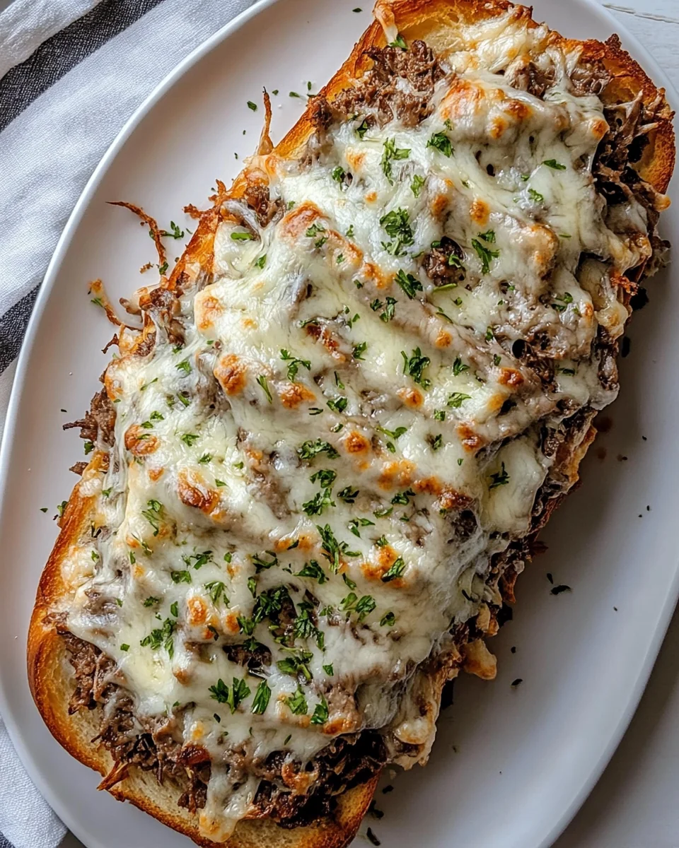 Savory Philly Cheesesteak Garlic Bread - additional image