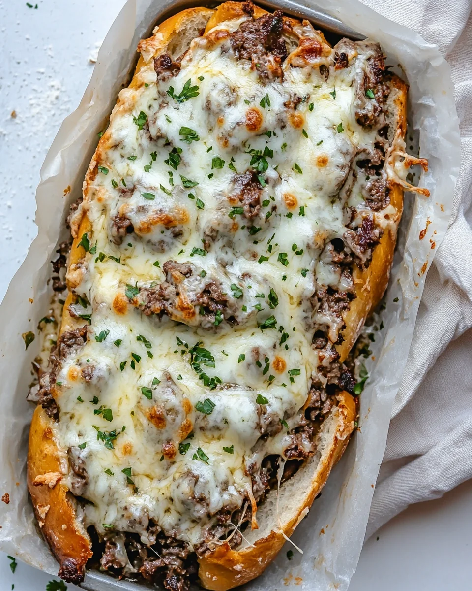 Savory Philly Cheesesteak Garlic Bread - additional image