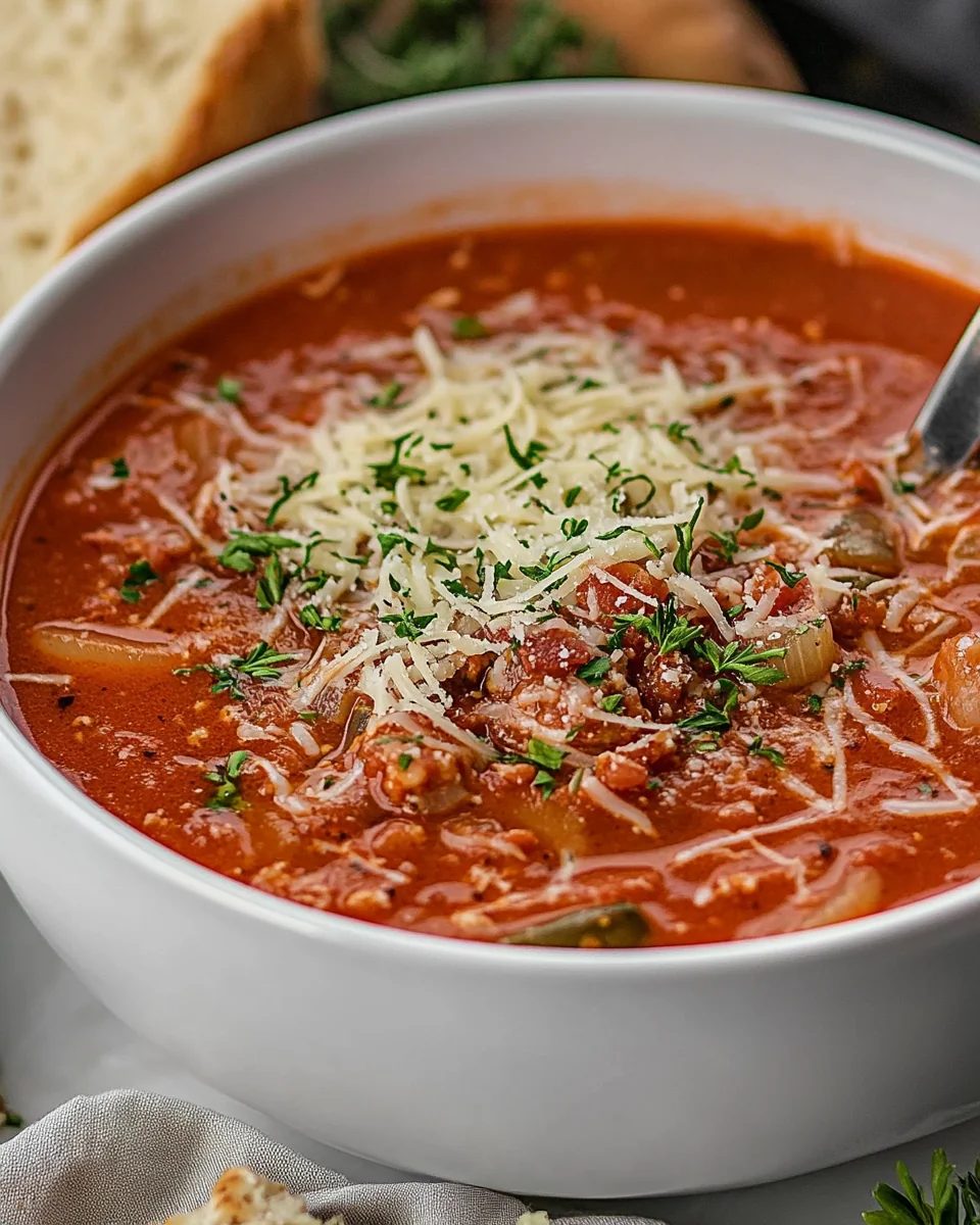 Hearty Pizza Soup for a Cozy Night In - additional image