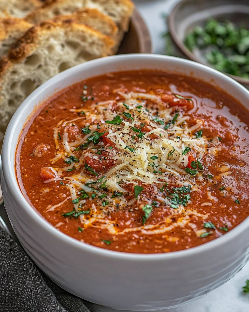 Hearty Pizza Soup for a Cozy Night In - additional image