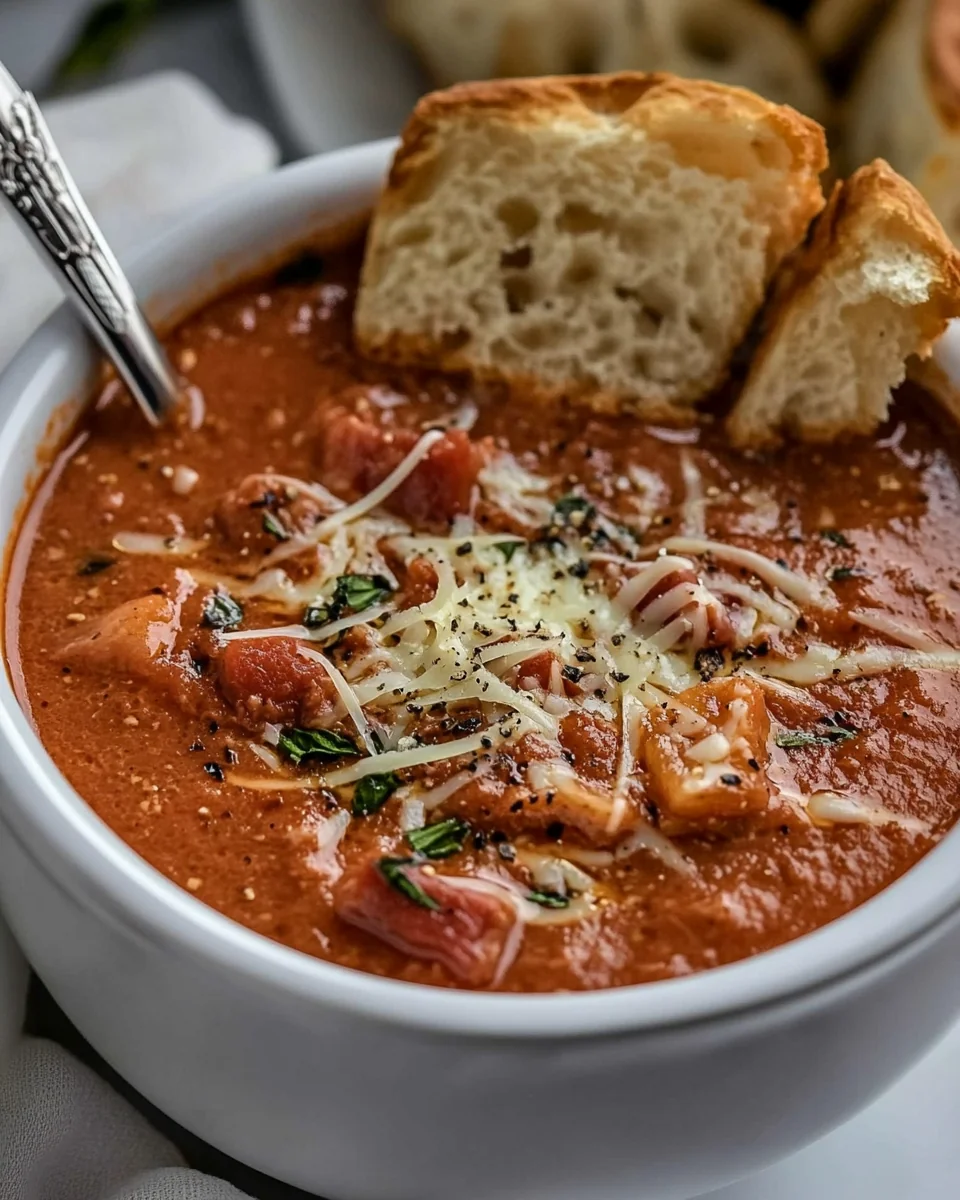 Hearty Pizza Soup for a Cozy Night In