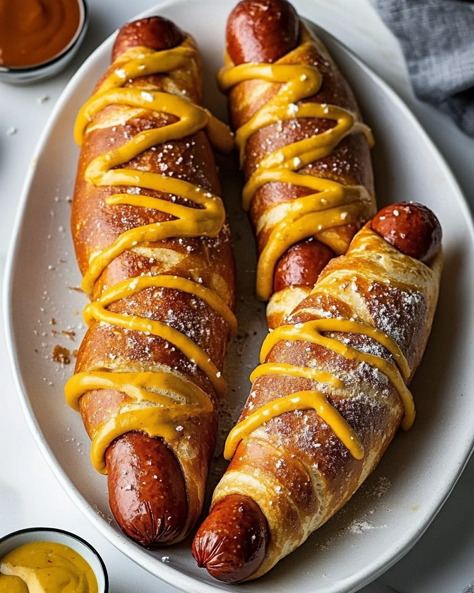 Savory Homemade Pretzel Dogs - additional image