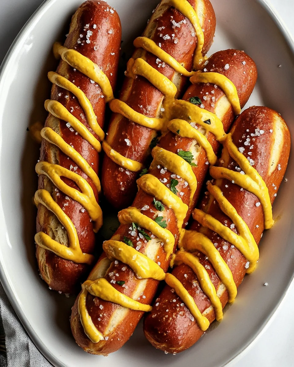 Savory Homemade Pretzel Dogs - additional image