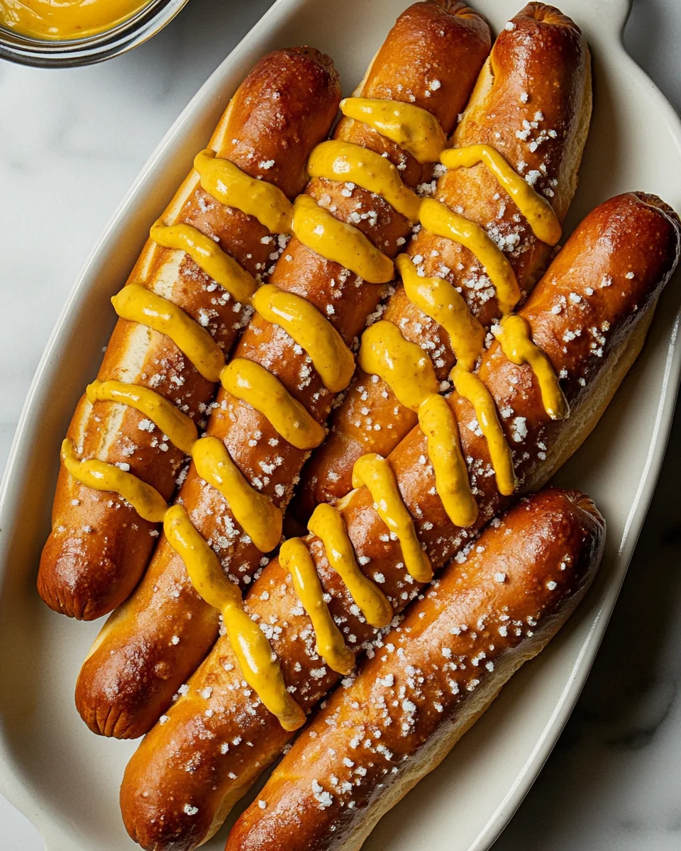 Savory Homemade Pretzel Dogs