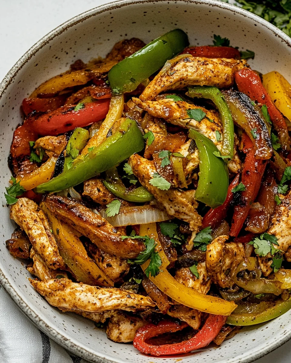 Quick and Easy Air Fryer Chicken Fajitas Recipe - additional image