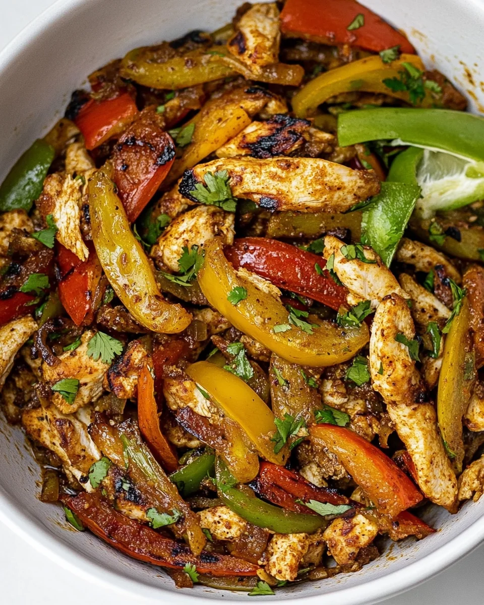 Quick and Easy Air Fryer Chicken Fajitas Recipe - additional image