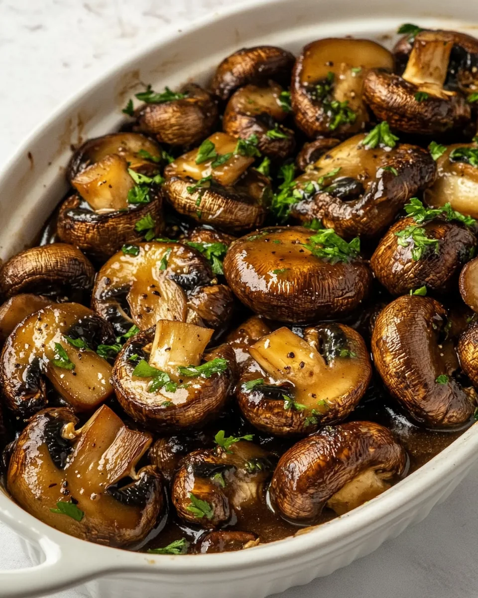 Simple Savory Ranch Mushrooms - additional image