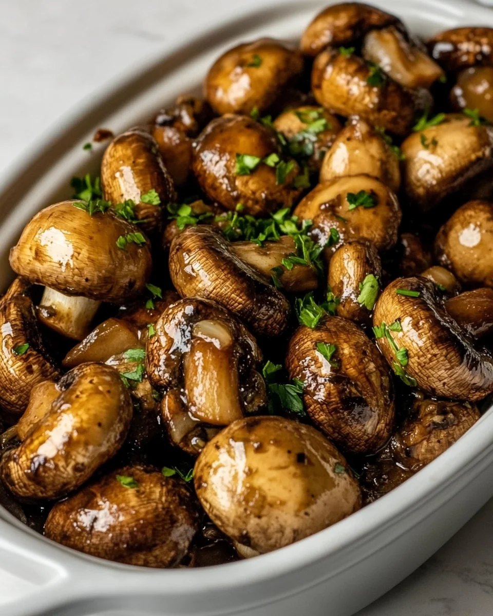 Simple Savory Ranch Mushrooms - additional image