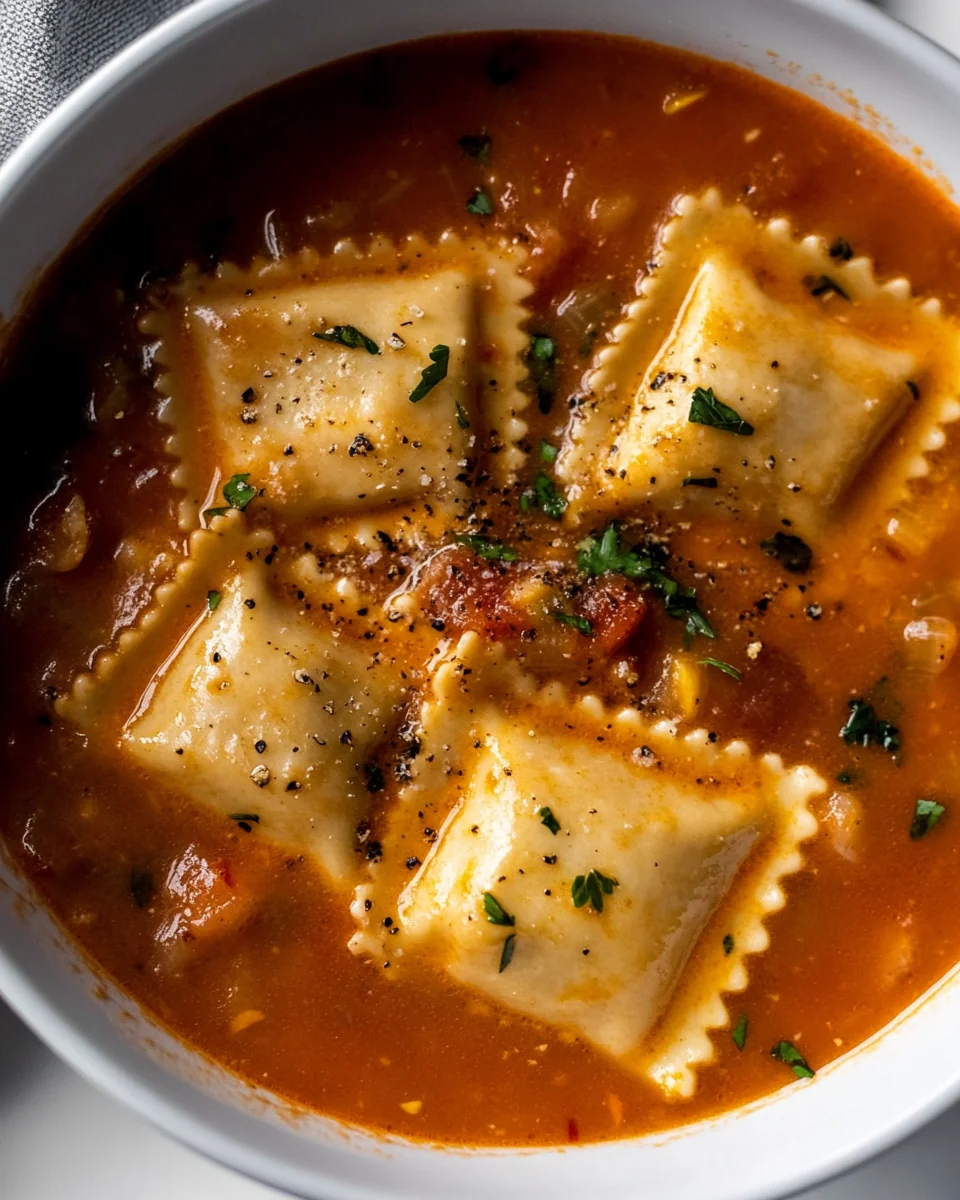 Hearty Homemade Ravioli Soup - additional image