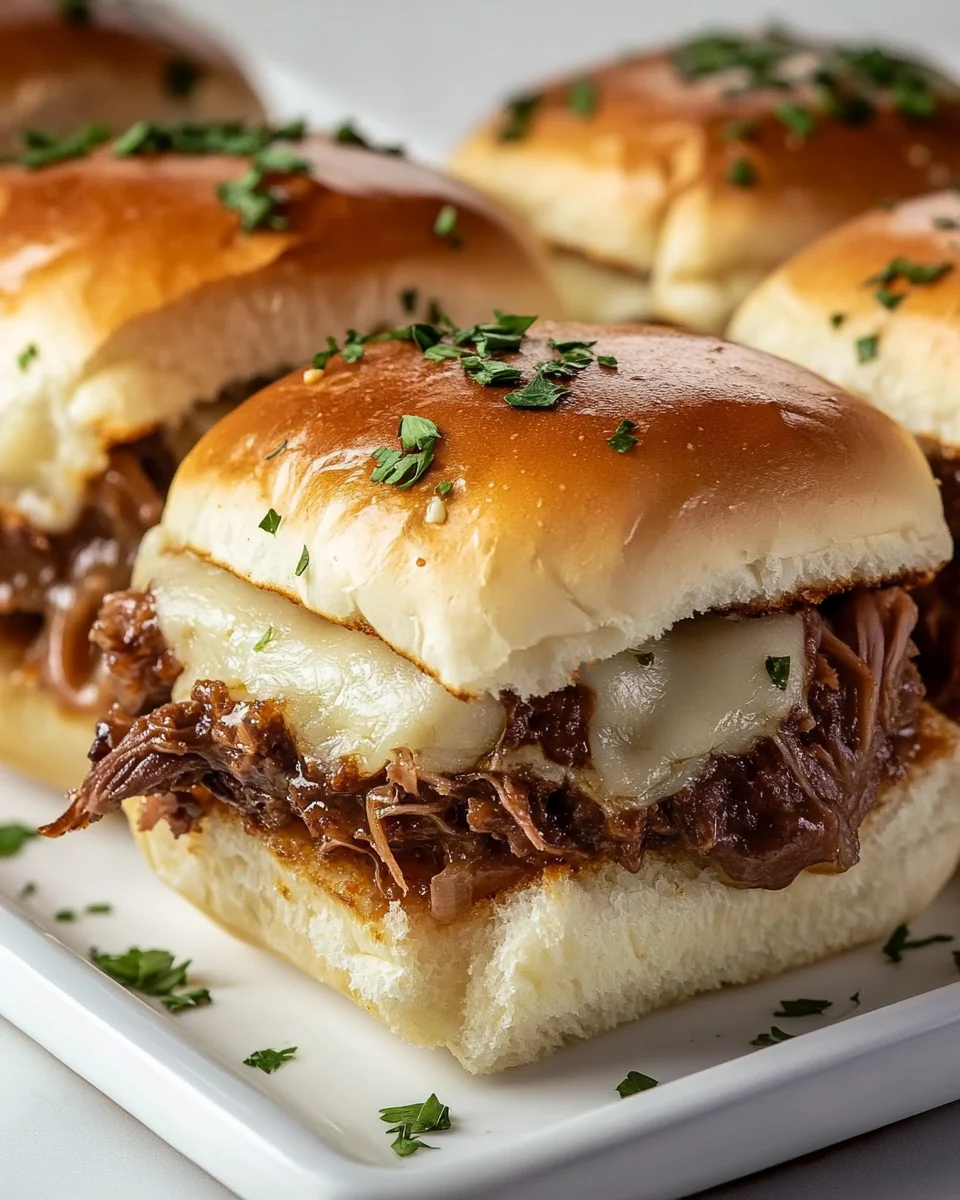 Savory Homemade French Dip Sliders - additional image