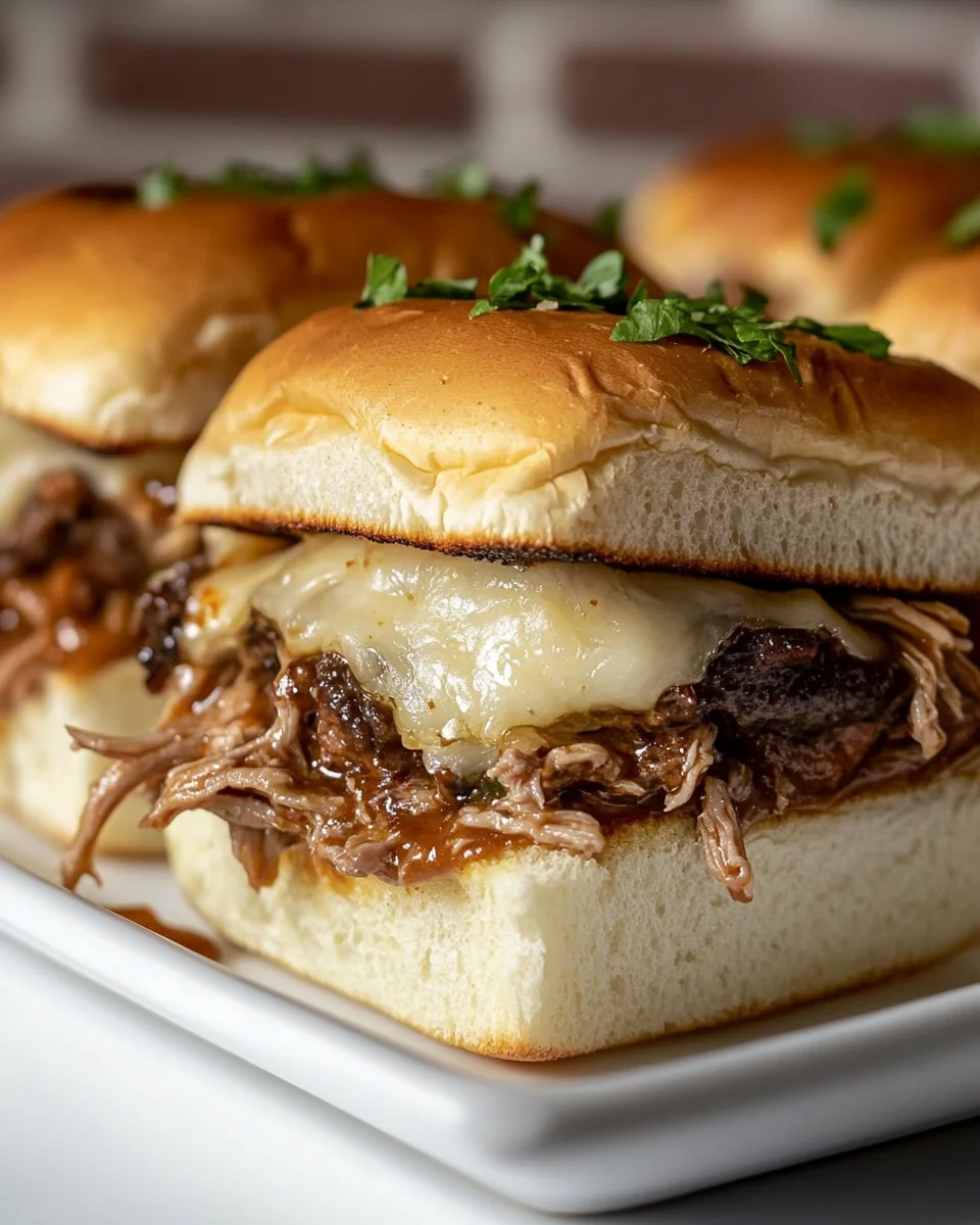 Savory Homemade French Dip Sliders - additional image