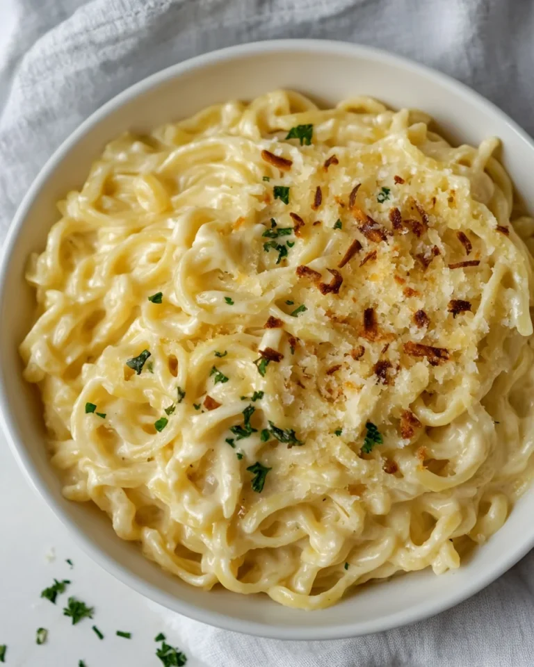 Simple Roasted Garlic Carbonara