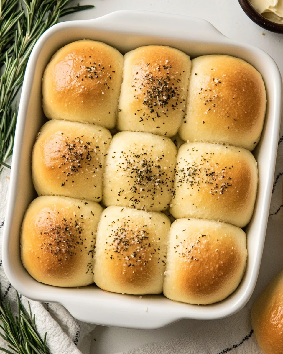Garlic Butter Rosemary Dinner Rolls That Are Perfectly Fluffy - additional image