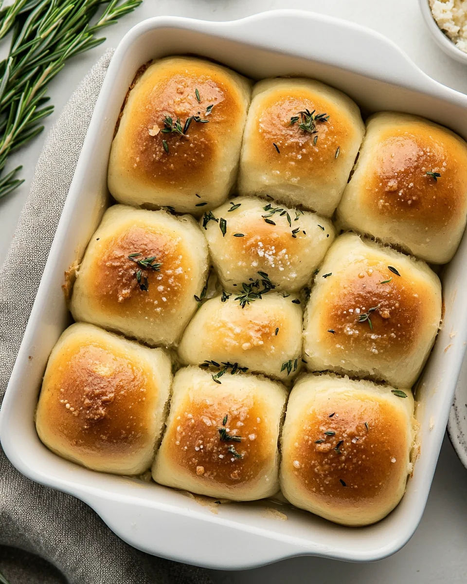 Garlic Butter Rosemary Dinner Rolls That Are Perfectly Fluffy - additional image