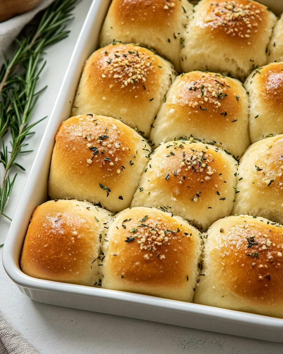 Garlic Butter Rosemary Dinner Rolls That Are Perfectly Fluffy - additional image