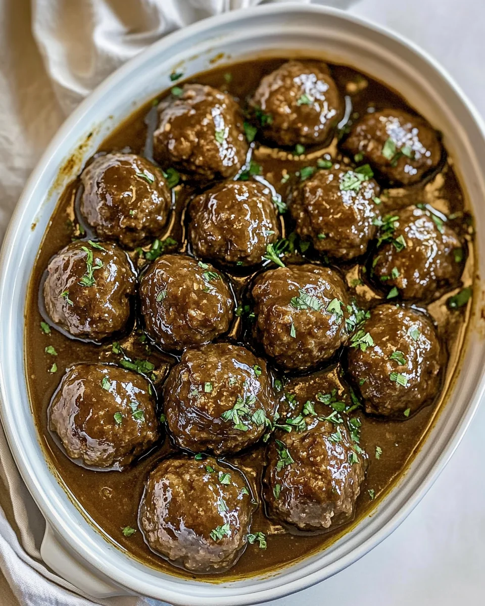 Perfect Homemade Salisbury Steak Meatballs - additional image