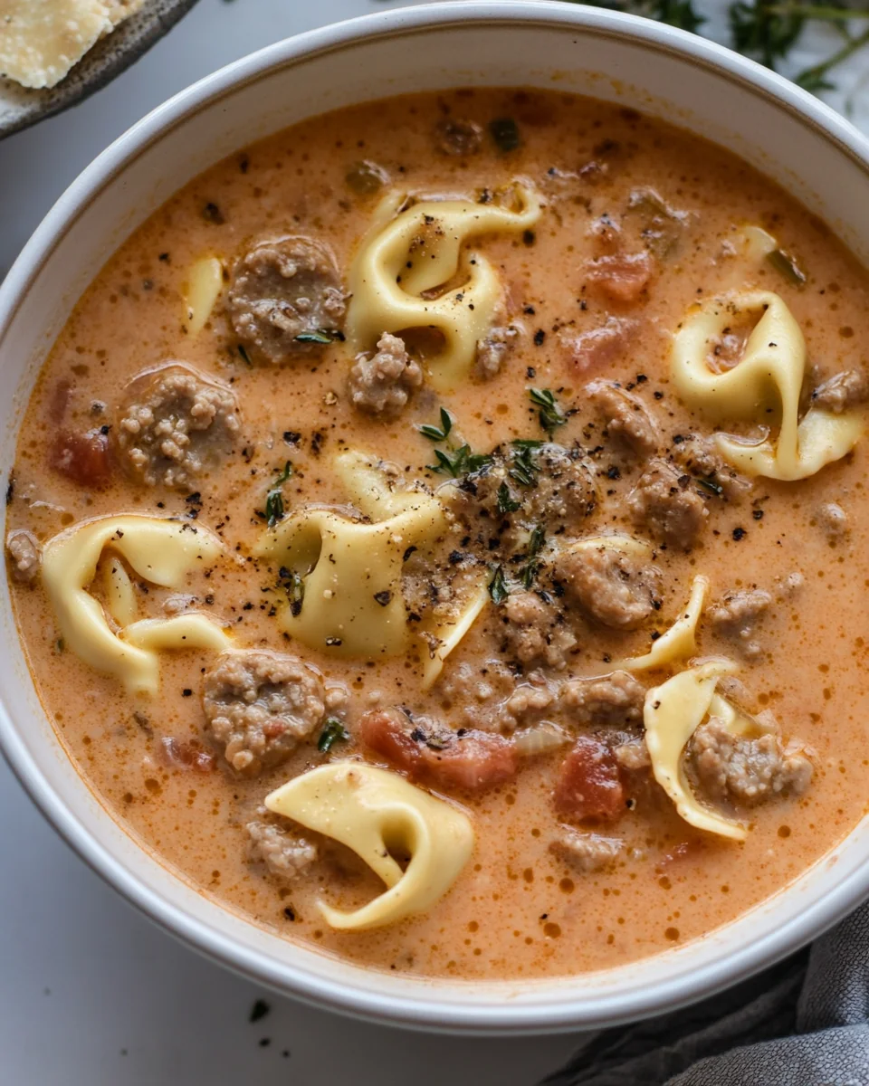 Classic Sausage Tortellini Soup for Cozy Nights - additional image