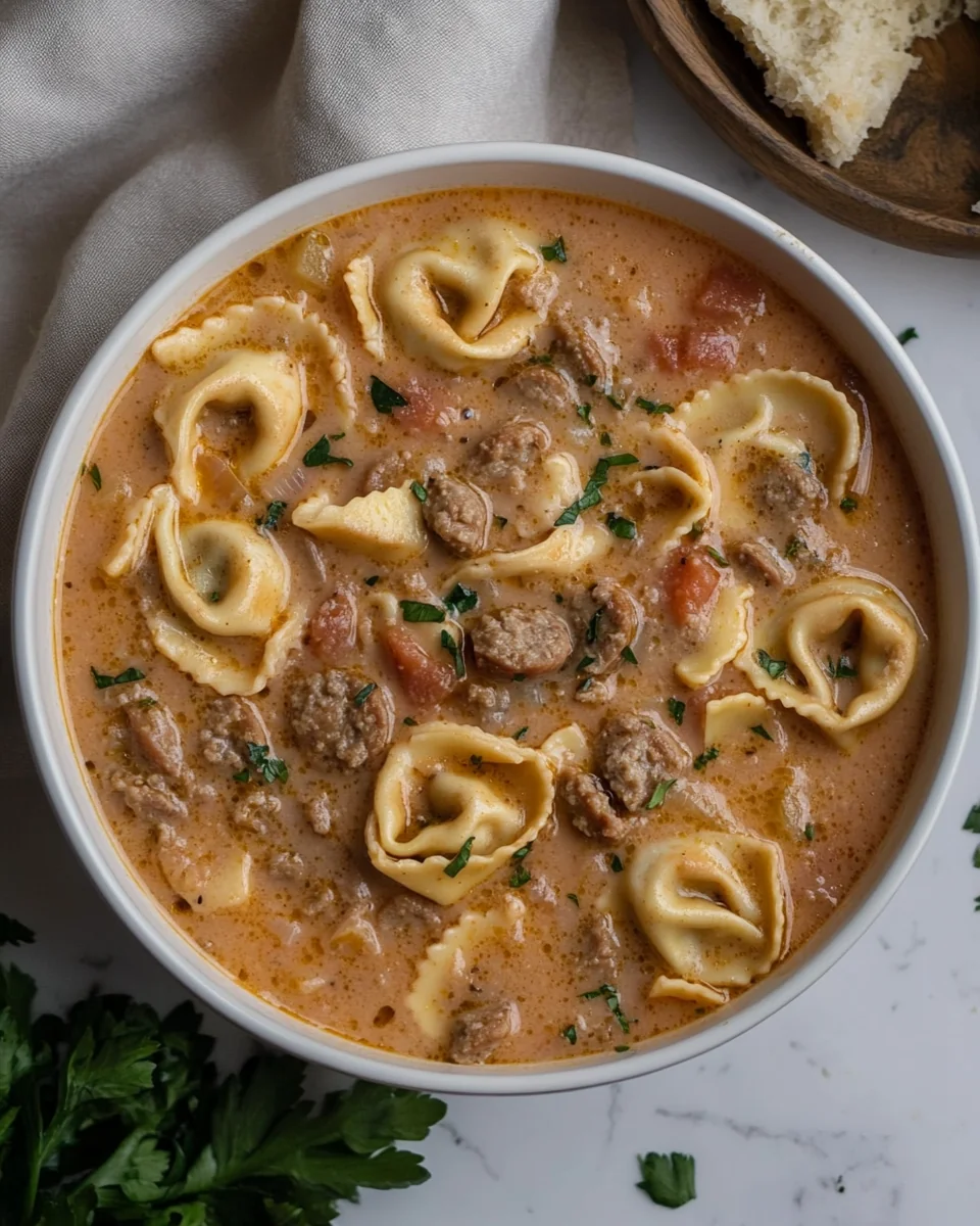 Classic Sausage Tortellini Soup for Cozy Nights